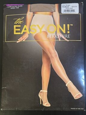 Berkshire - Luxe Ultra Nude Open Toe Pantyhose